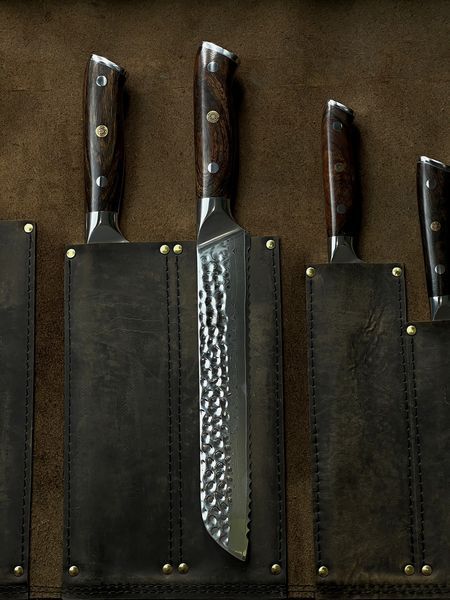 Скрутка кожаная для Кухонных Ножей XINZUO 102 см Crazy Horse bag-003 фото
