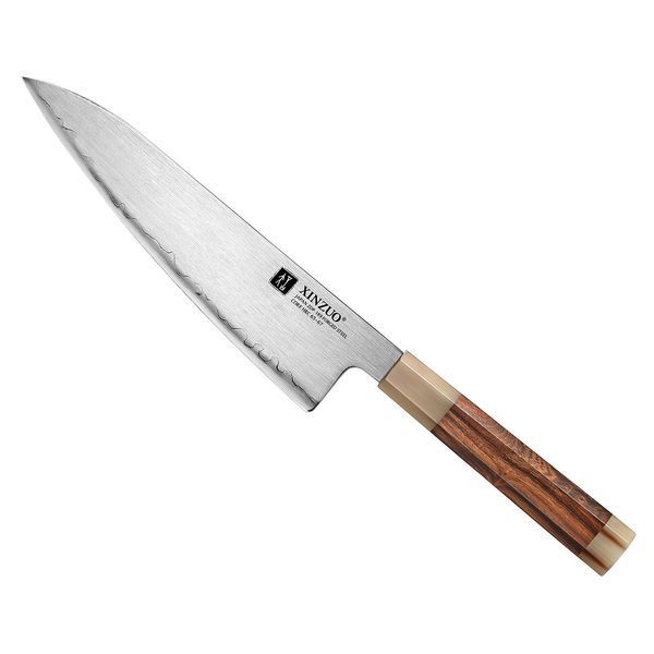 Японский Шеф Нож из Японской Стали ZDP189 XINZUO 21 см "ZHEN" Поварской Профессиональный Нож в Подарочной X05Z-001 фото