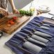Скрутка для Кухонных Ножей HEZHEN 78,5 см 10 секций Синяя bag-006 фото 6