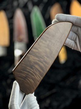 Дерев'яний Магнітний Чохол Сая для Кухонного Ножа Сантоку &laquo;FENG&raquo; SAYA-002 фото