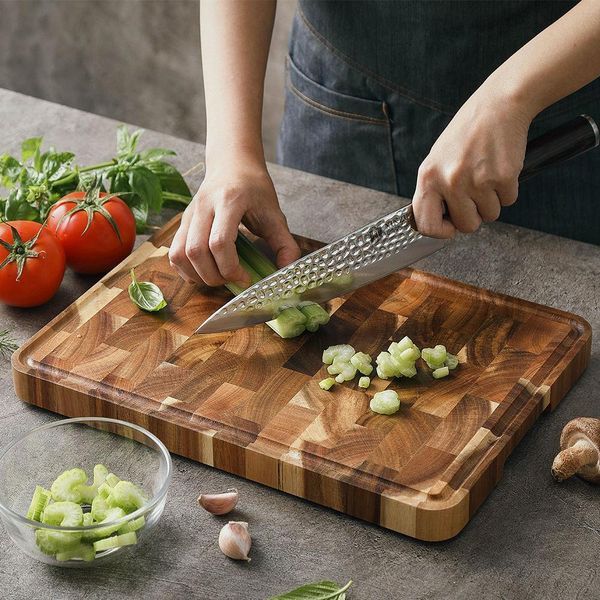 Доска Торцевая Разделочная Кухонная Многофункциональная XINZUO Дерево Акации XHCB-XSM-02 фото